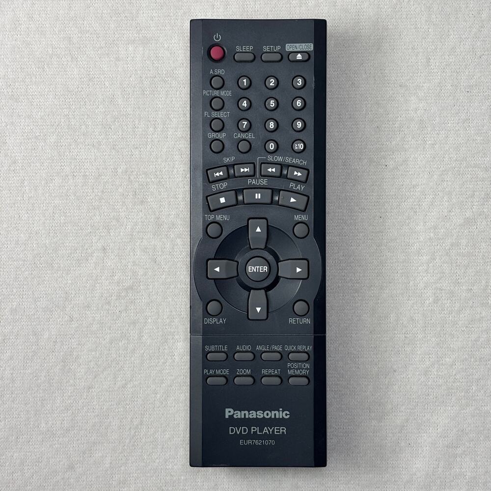 Panasonic DVD Player Remote Control EUR7621070